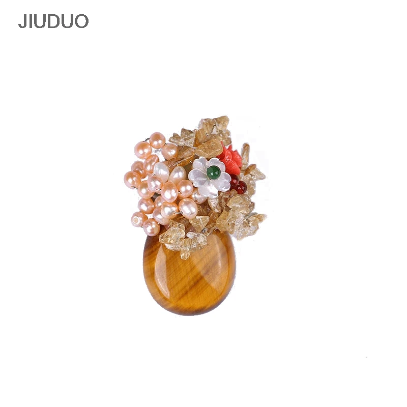 

Retro style handmade brooch for women Natural pearls women's brooches flower with free shipping Handmade Crystal Pearl Jewelry