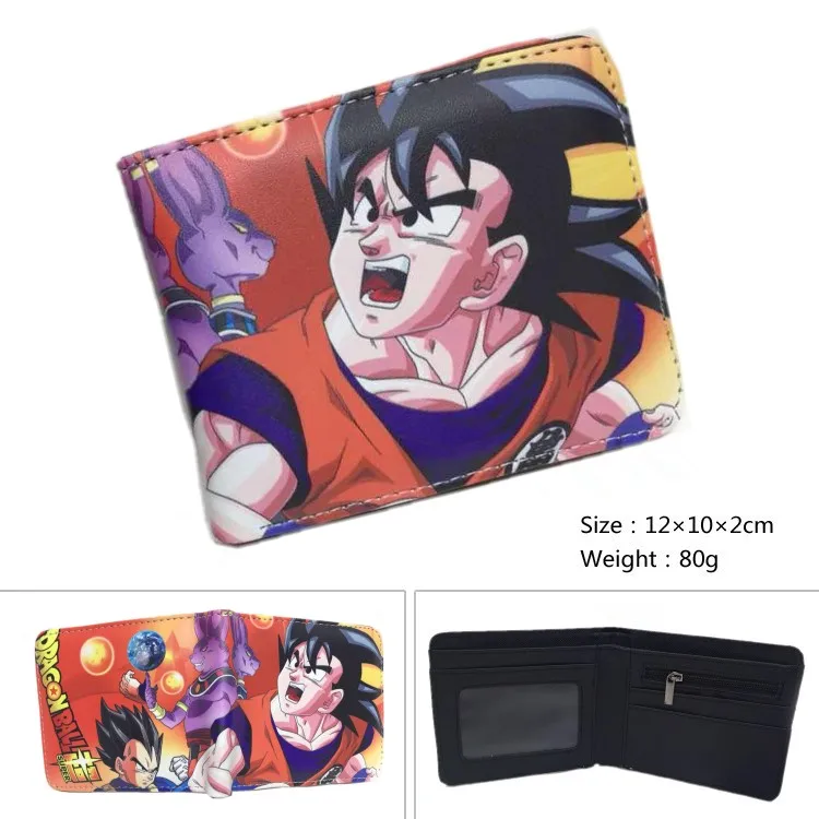 Новый дизайн dragon ball Супер рисунок кошелек Z Saiyan ГОКу для женщин мужчин Аниме Бумажник монет Карманный с отделениями для карт