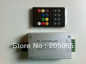 

Aluminum Sound Sensor Music Controller with RF Remote 18key for RGB LED Light Strip