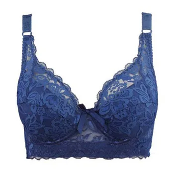 

KYLIE PINK Women Sexy Lace Bras Underwears for Ladies Push Up Plus Size Thin Cup Bra Straps Bras Lingerie Female