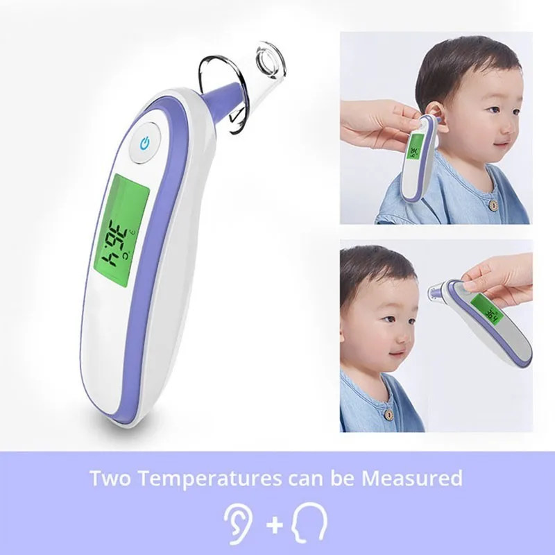 Медицинский инфракрасный ушной термометр для взрослых детей высокая температура тела Измерение температуры высокоточная семья для