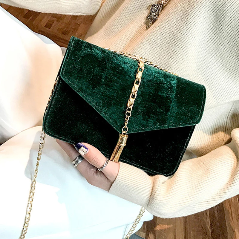 LJL Women Flap Clutch Evening Handbag Purse Tassel Envelope Chains Ladies bags LJL Women Flap Clutch Evening Handbag Purse Tassel Envelope Chains Ladies bags