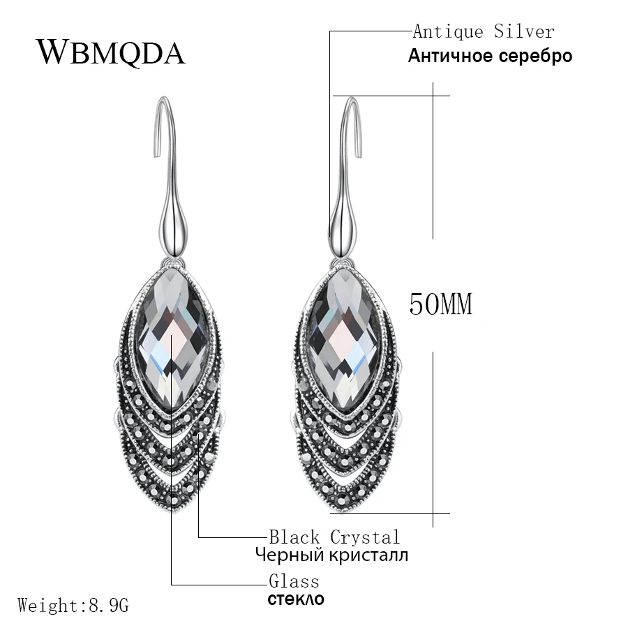2-Kinel-Hot-Vintage-Geometric-Drop-Earrings-For-Women-Rhombus-Crystal-Party-Steampunk-Style-Women-Party-Jewelry
