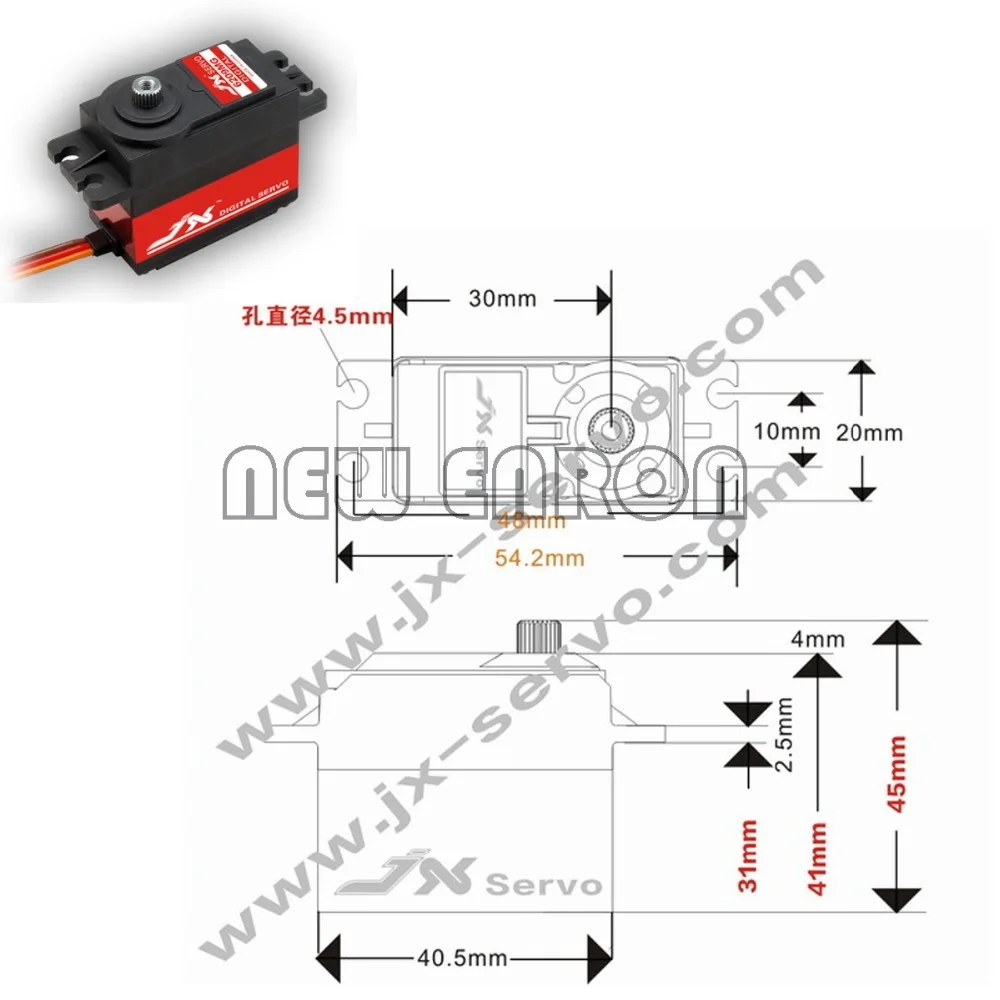 Новый ENRON PDI 6209MG RC JX цифровой Сервоуправление руки 62 г/9 кг/0.15sec 180 градусов|Детали и