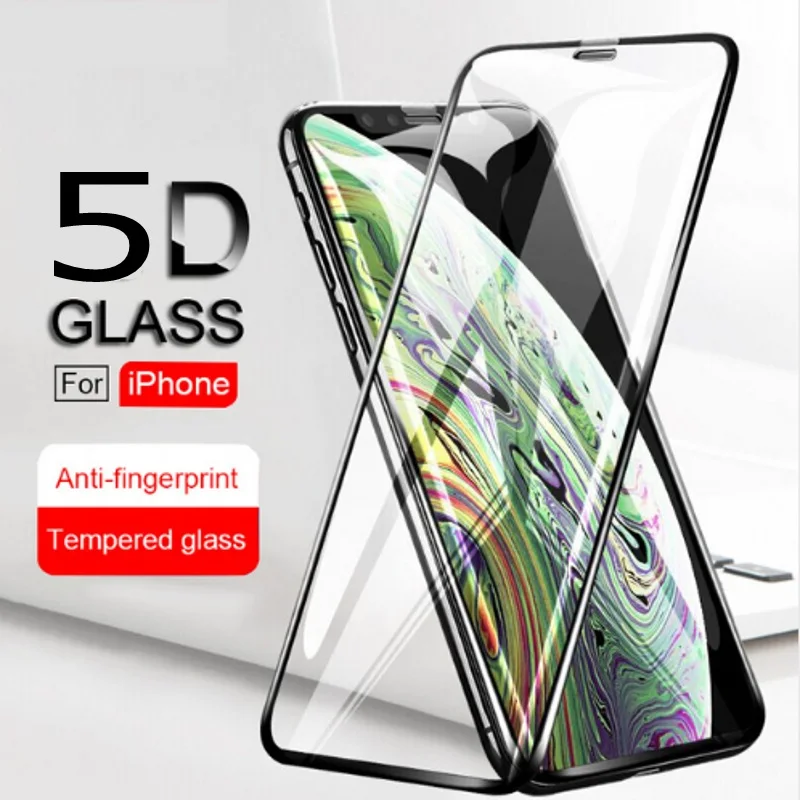 Защитная пленка из закаленного стекла для IPhone XR XS MAX защитная экрана 5D X 11 Pro Max