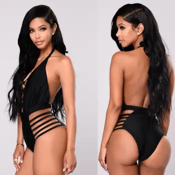 

HOT 2018 Women One-Piece Swimsuit Beachwear Swimwear Push Up Monokini Bikini Bathing Suit