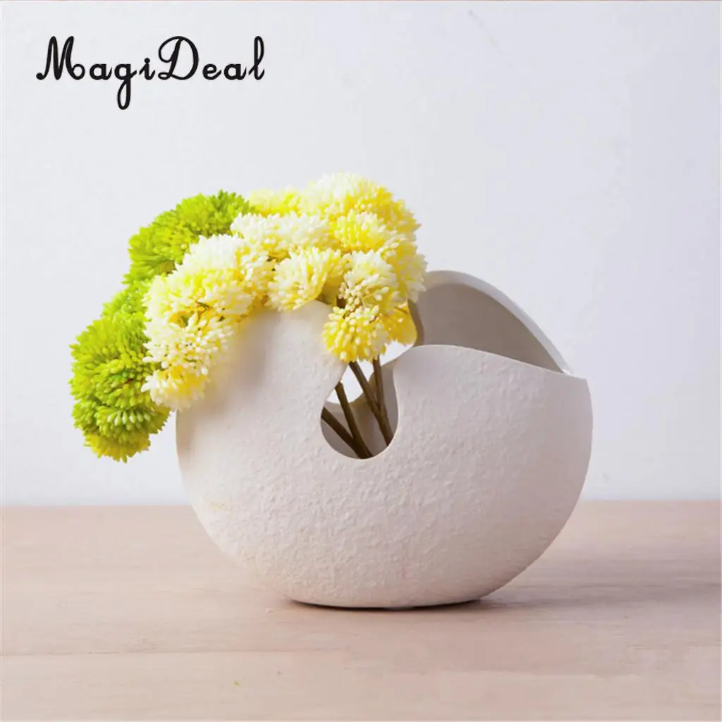 CRACK EEG Ceramic/Porcelain Art Vase Flower Holder Table Desk Decoration Centerpiece Collection Craft