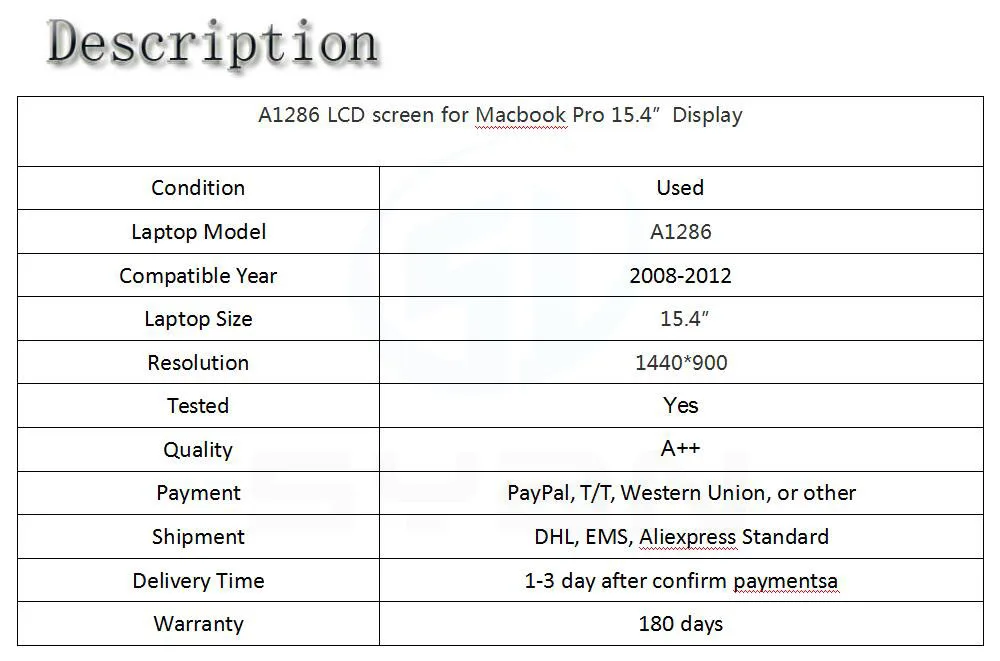 laptop tela LCD LED de Exibição LP154WP3