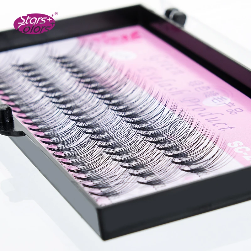 

Curl C&D False eyelashes natural 0.10mm 10D Silk Lashes Charming eyelashes Make Up Eye lashes Extension