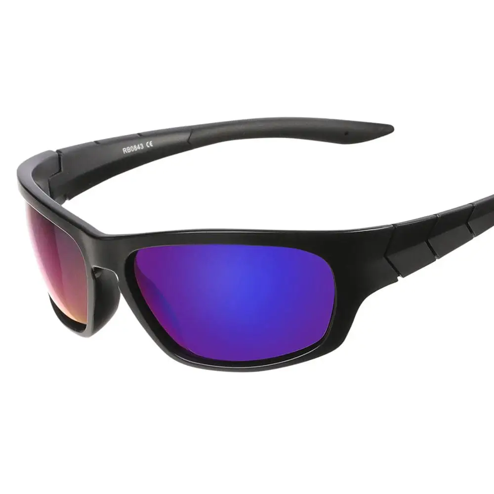 Поляризованные солнцезащитные очки для рыбалки для мужчин и женщин с защитой от уф400 лучей, спортивные зимние солнцезащитные очки для велоспорта, очки TR90, небьющаяся оправа - Цвет: C02