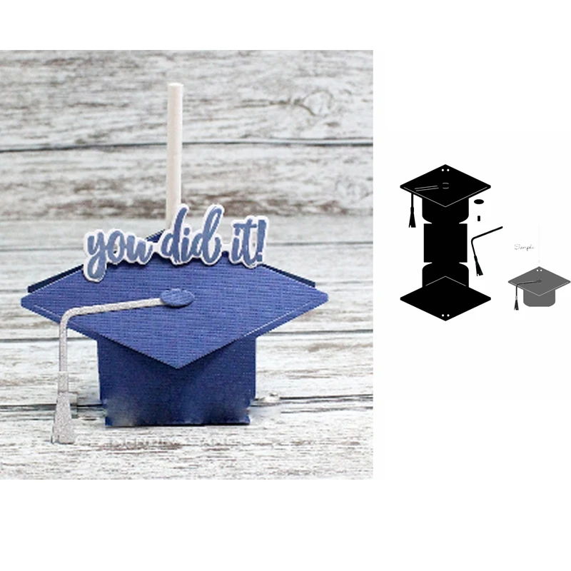 

Lollipop Hat Holder Pattern cutting dies DIY Scrapbooking Photo Album Embossing For Gift Card Making supplies