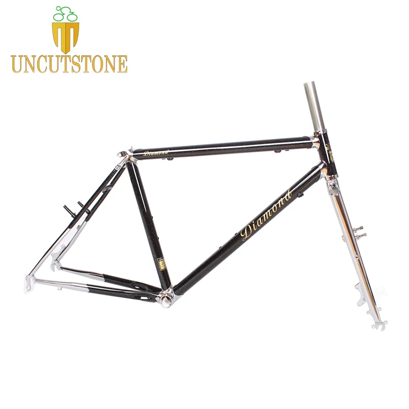 

17.5 Mountain bike frame 26 inches wheel journey 4130 Chrome molybdenum touring bike frame MTB lug Bike frame customized