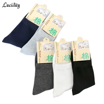 

Men Cotton Socks Breathable Anti-Bacterial High Quality Fashion Business Socks For Male 6Pairs/lot =12pieces