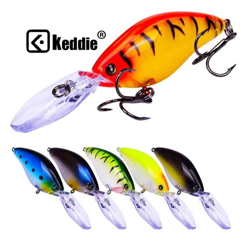 keddie 1pc 6 color Fishing Lures 11.2cm-4.41&quot Tackle 4# Hook Bait 18.5g-0.65oz Lure New Models | Спорт и развлечения
