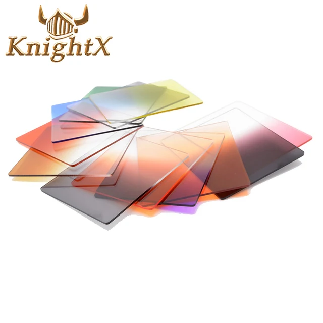 Best Price KnightX Square photo ND color Filter Graduated Cokin P set Series For nikon canon d5100 d5200 d3300  1200d d3200 d3100 5D 6D 7D