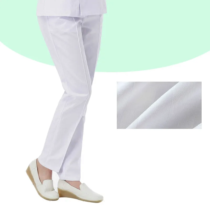 Nurse pants 2018 new type elastic waist doctor pants split hospital