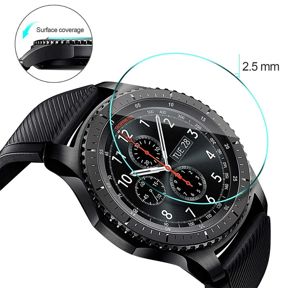 9 H твердость HD прозрачный протектор экрана из закаленного стекла для huawei Watch GT носимые устройства умные часы SmartWatch relogios