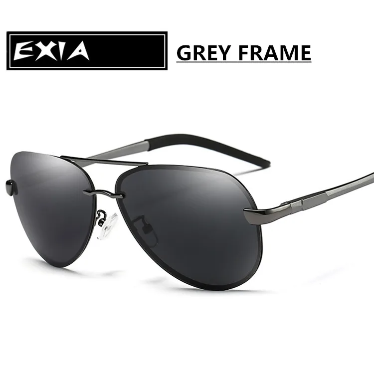 Classic Sunglasses Men Dark Grey Polarized UV400 EXIA OPTICAL KD 0761