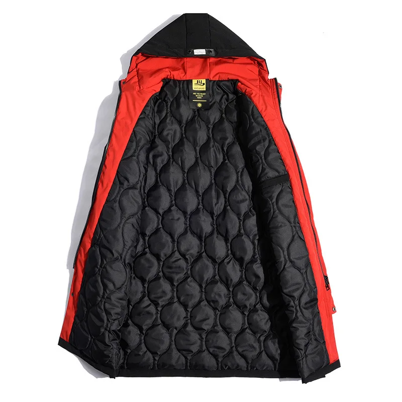 

new arrival fashion super Large Men Winter Thicker Cotton paeede Clothes Long Jacket Loose Coat Casual Thick plus size XL-5XL6XL