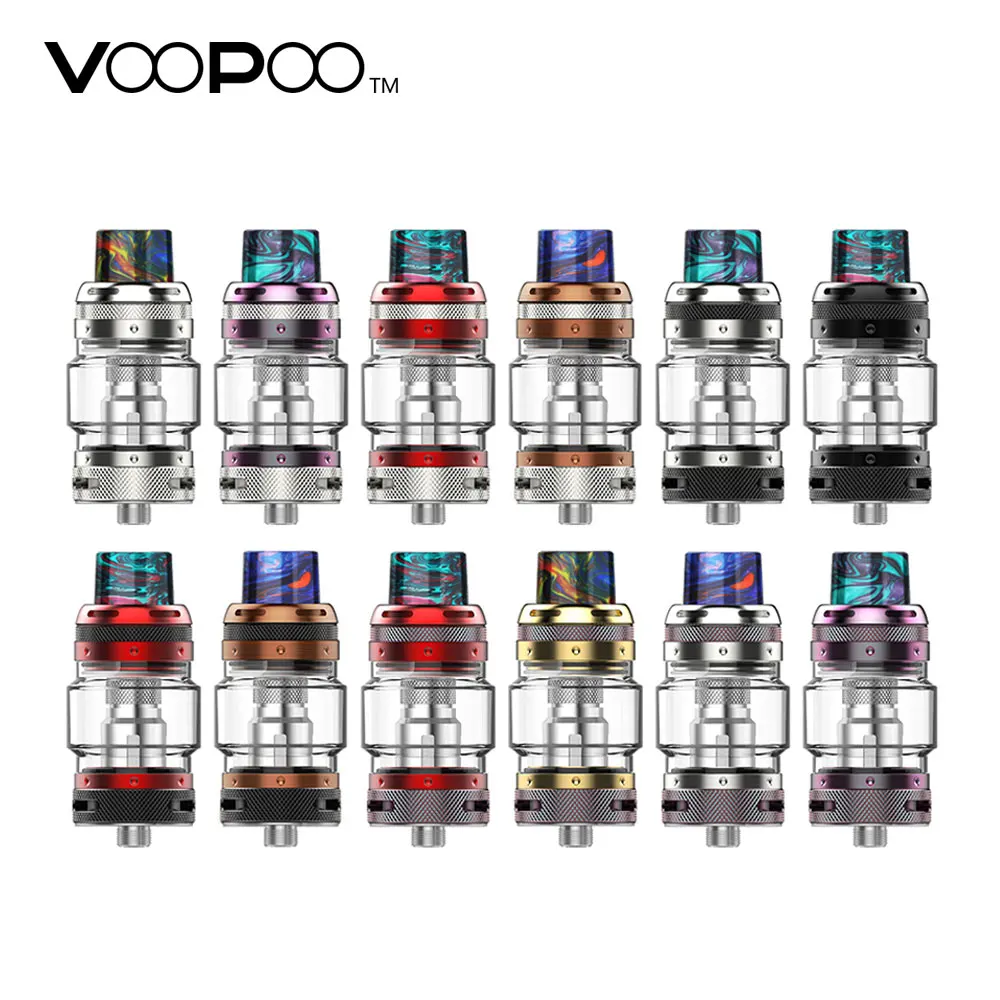 Новый оригинальный voopoo uforce T1 бак с 3,5 мл/8 мл Ёмкость бака и новые сетчатые N1 катушки легко Топ заправка дизайн E-сигареты Vape распылителя