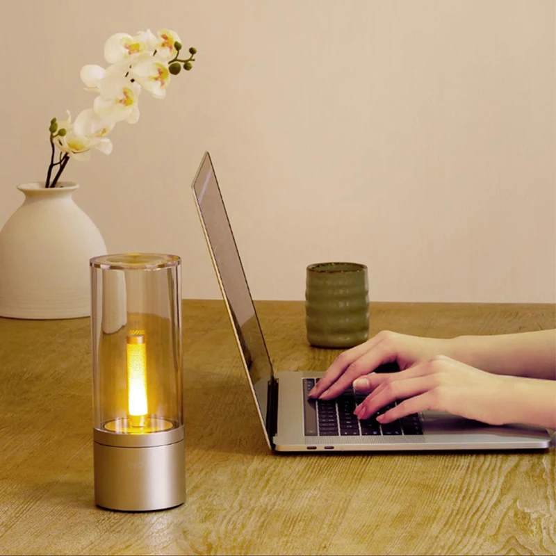 Original Xiaomi Yeelight Candela Smart Led Night Light USB Recharge Atmosphere Table Lamp Electric