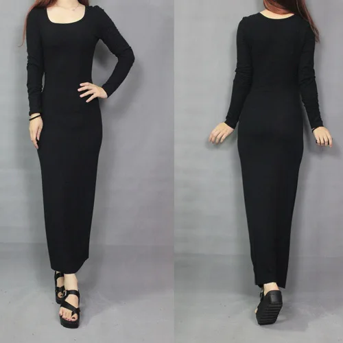 long ankle length sweater dresses