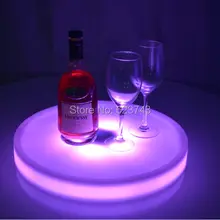 Водонепроницаемый светодиодный светильник, сервировочный поднос разноцветный Перезаряжаемые светящийся светодиодный лотки светильник+ 24-кнопочный пульт дистанционного управления