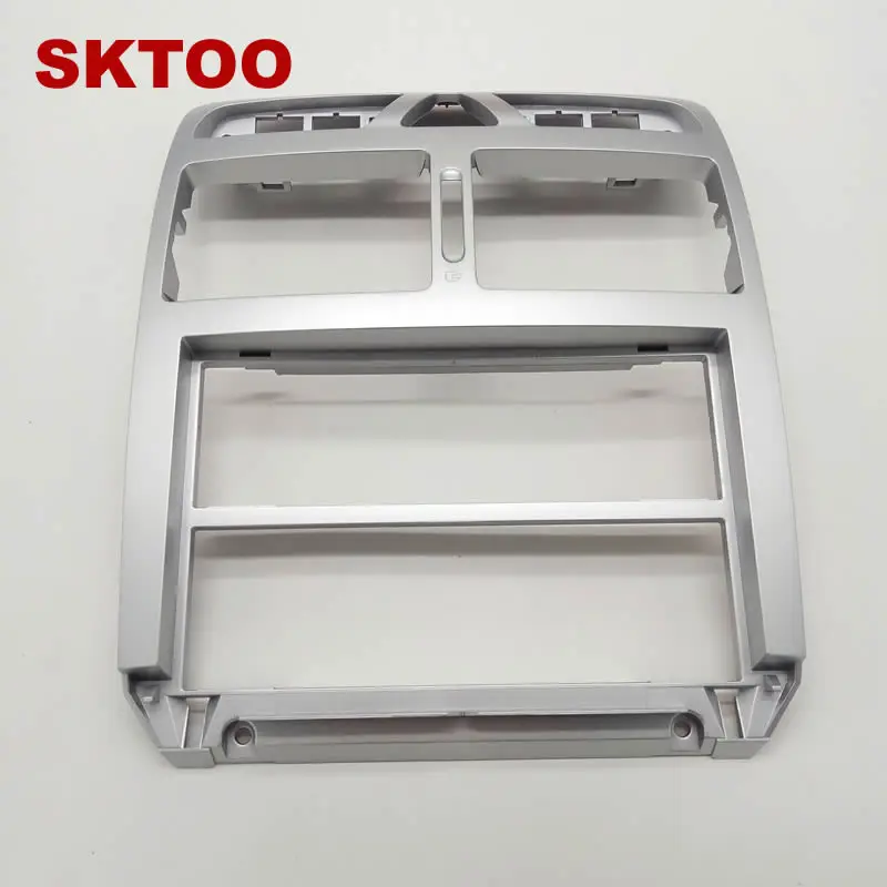 

SKTOO Fit for Peugeot 307 original silver instrument center air outlet center panel Instrument table decorative frame
