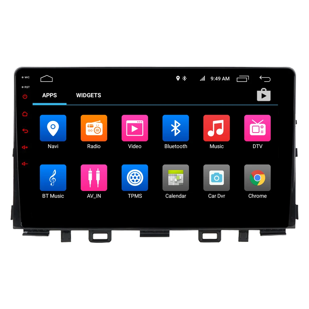 Excellent RoverOne Android 9.0 Octa Core Rio Car Radio GPS For Kia Rio 2017 2018 Touchscreen Multimedia Player Stereo Rio Head Unit 3
