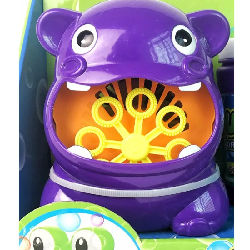 Frog  Automatic Bubble Machine Blower Maker Kids Children Indoor Outdoor Parties Toys Wedding Party Bubble Machine 8