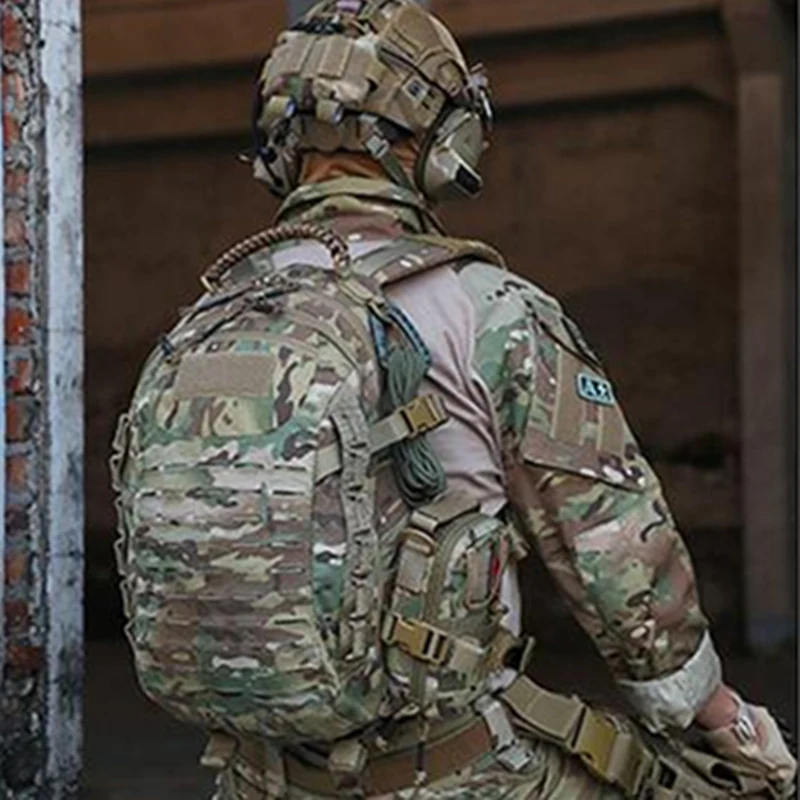 

Dragon Egg Training Backpack Military Travelling Multi-purpose action Molle hiking Laser cutting Multicam Hunting bag　