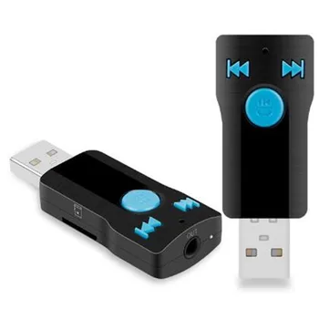 

BC07 USB Bluetooth Handsfree Phone Calling Music Audio Stereo Adapter Receiver for Car Aux in Home Speaker