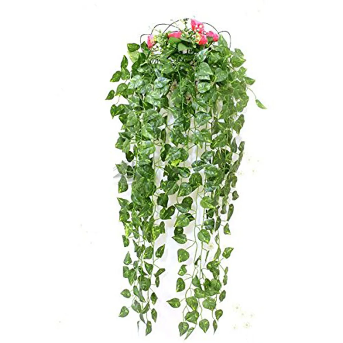 

Decoration Mariage Green Artificial PE Leaf Bunchs Scindapsus Garland Plants Fake Foliage Green Dill Home Decoration Garden