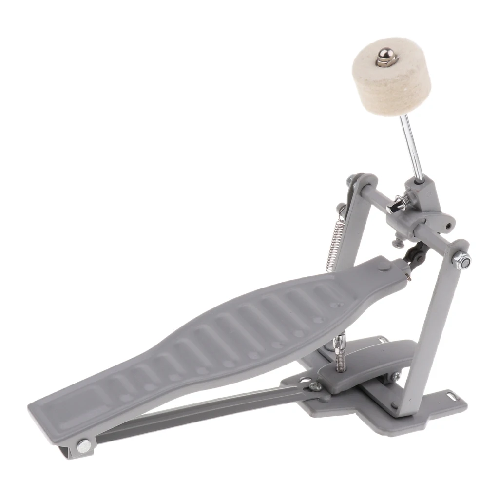 Single Foot Pedal with Drum Wool Beater Single Chain Drive Percussion Instruments Replacement for Drum Lovers 