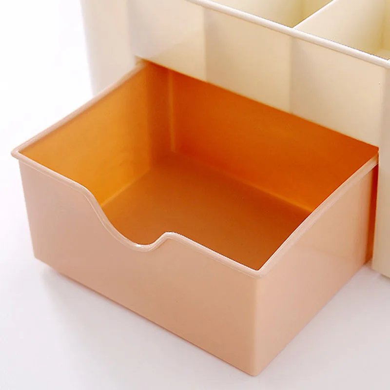 1 Pcs Portable Plastic 6 Grids Makeup Storage Box For Lipstick Holder Organizer Nail Polish Display Stand