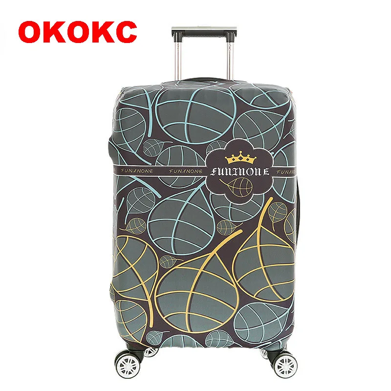 OKOKC Ретро стиль листья рыба эластичный багаж пылезащитный чехол аксессуары для