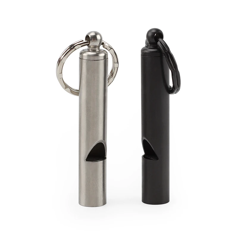 Stainless Steel Survival Whistle Emergency High decibel Survival