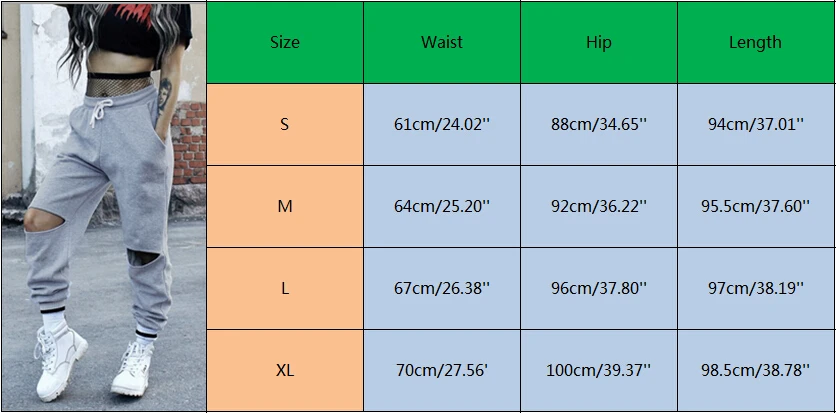 Харадзюку, хип-хоп, длинные штаны, для женщин, для бега, хиппи, шаровары, брюки, штаны с открытыми коленями, рваные, спортивные штаны, свободные, уличная одежда