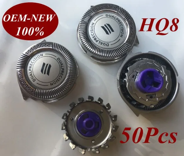 Сменные лезвия HQ8 для бритвы Norelco Philips AT750 AT751 AT890 AT891 HQ7120 HQ7100 HQ7140 HQ7160 HQ7180 50 шт. |