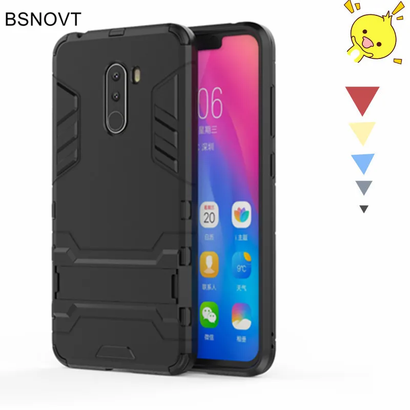 

Funda Xiaomi Pocophone F1 Case Armor Case Xiaomi Pocophone F1 Shockproof Back Cover Xiaomi Pocophone F1 Funda Bumper Capas Coque