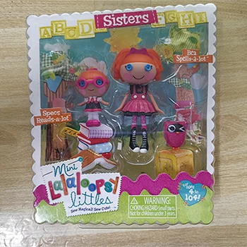 Новое поступление 3 дюймовые оригинальные MGA куклы Lalaloopsy и аксессуары, упакованные в коробку, для девичьего игрушечного домика каждый Uniqu3