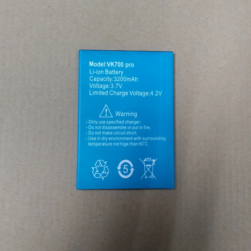 Vkworld VK700 100% оригинальный литий ионный аккумулятор 3200 мАч замена для смартфона Pro