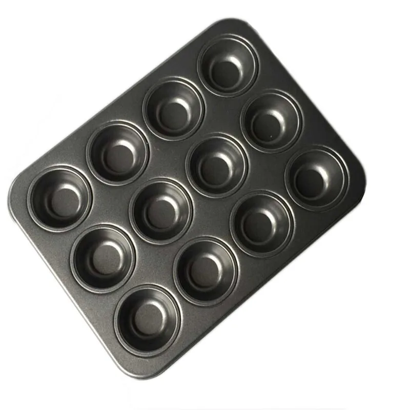 

12 Cup Mini Non-Stick Muffin Cake Pan Mould Bakeware Cupcake Baking Pan Molds