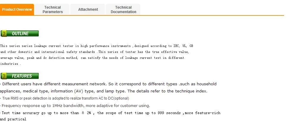 Быстрое прибытие Changsheng CS5510F тестер тока утечки для медицинского аппарата