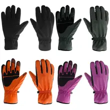 Женские лыжные перчатки ветронепроницаемая Водонепроницаемая теплая велосипедная Лыжная снегоход велосипеды Лыжные Сноуборд Зимние перчатки на открытом воздухе
