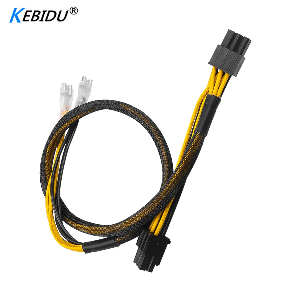 PCI-Express Power Cable 50CM Dual PSU Supply 6 pin Female Connectors ATX 18AWG Adapter Riser | Компьютеры и офис