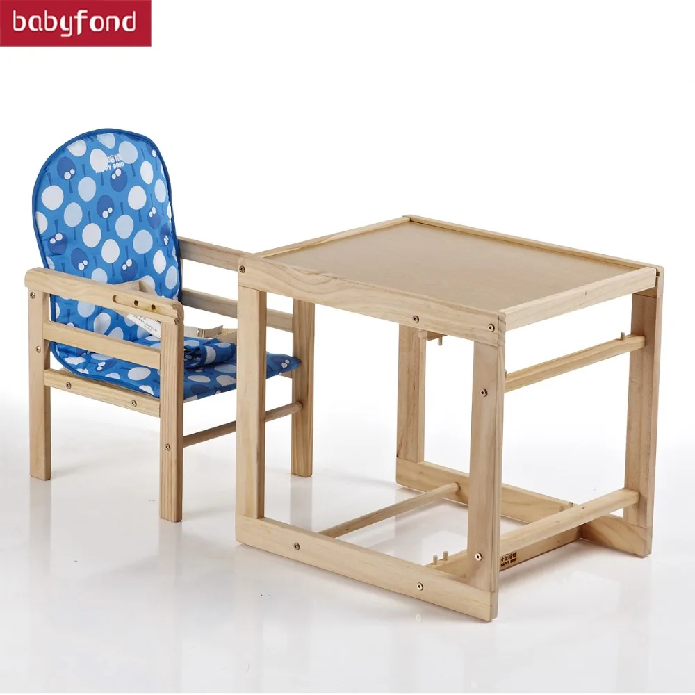 Топ Мода, лимитированная серия, En> 6 месяцев обеденный стул для ребенка, многофункциональные деревянные Краски детское сиденье стол и стулья