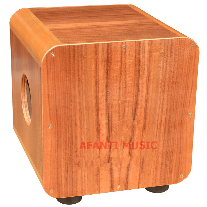 Afanti Music Acacia Wood  / Natural Cajon (KHG-187)