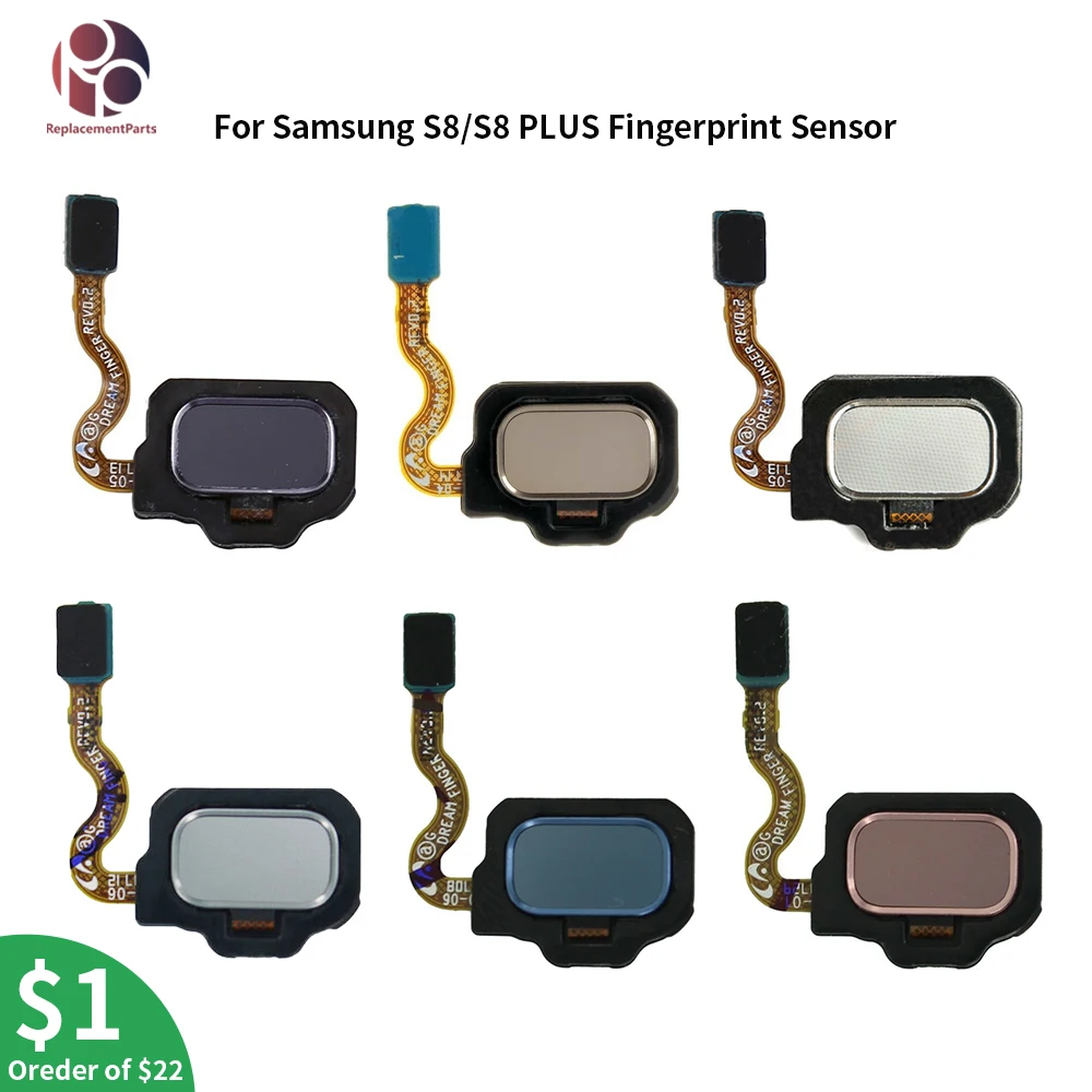 

100% OEM Touch Fingerprint Sensor Back Home Return Key Menu Button Flex Cable For Samsung Galaxy S8 S8 Plus G950F G950F Tested
