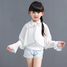 Детский платок для защиты от солнца лето девочка высокое качество мода снаружи шарф для поездок дети анти-ультрафиолет солнце тени рукава H3141